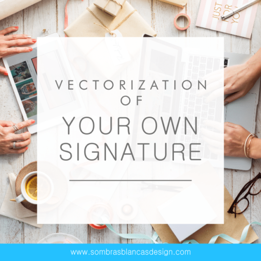 Vectorization of your own signature